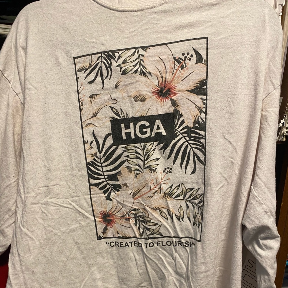 White T Shirt - HGA - Unisex
